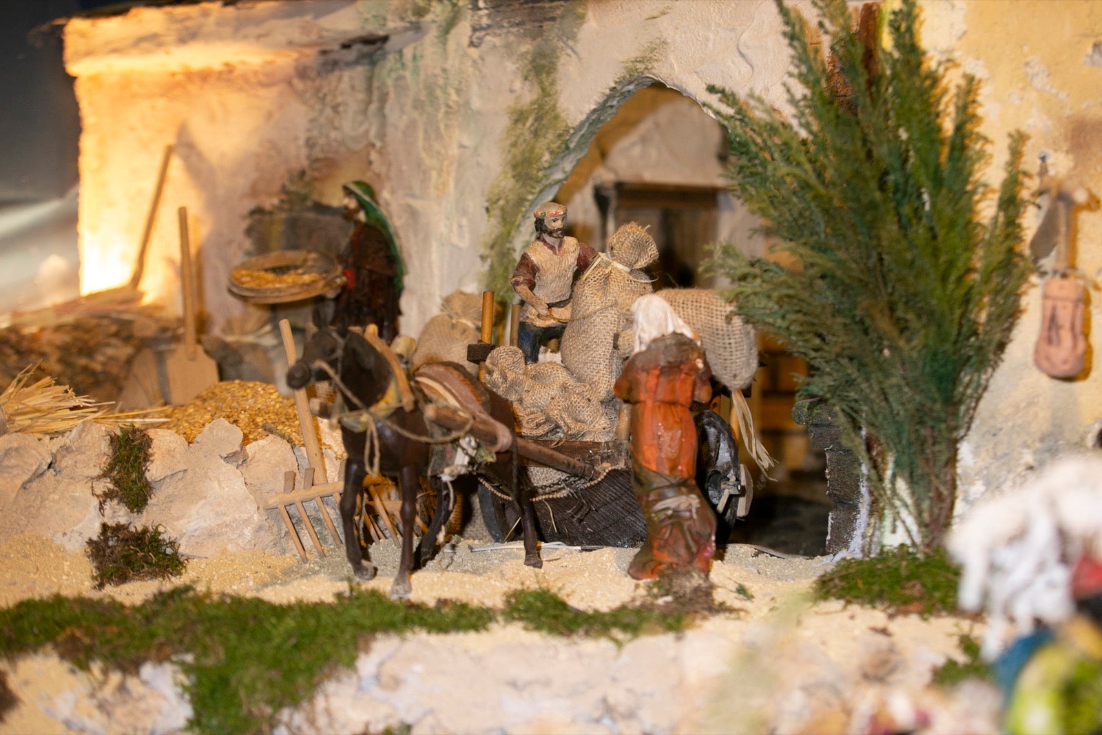 El nivel de los detalles del belén de Bolívar es extremo