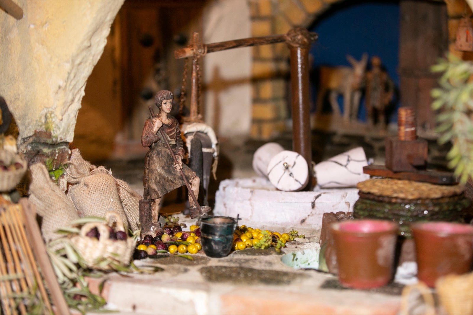 El nivel de los detalles del belén de Bolívar es extremo