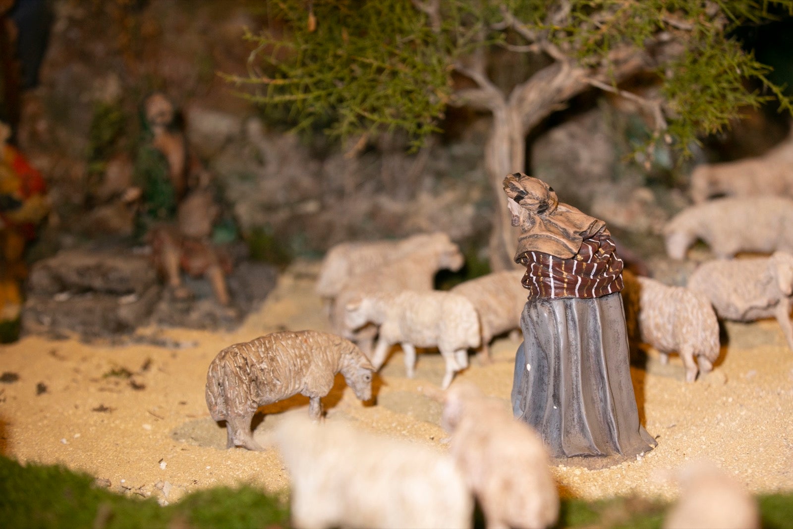 El nivel de los detalles del belén de Bolívar es extremo