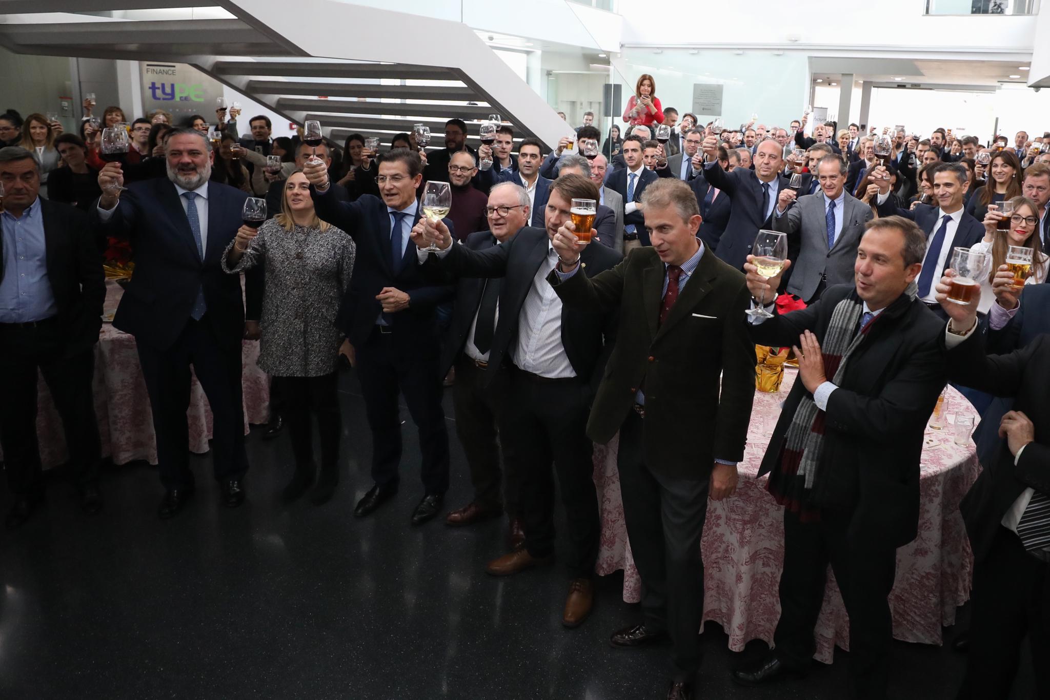 El presidente Gerardo Cuerva ha felicitado las fiestas y ha reivindicado la unión de los empresarios granadinos