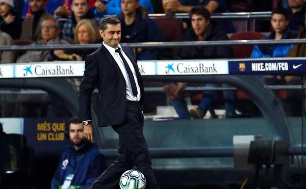 Valverde: «Busquets tenía fiebre y por ello no ha participado»