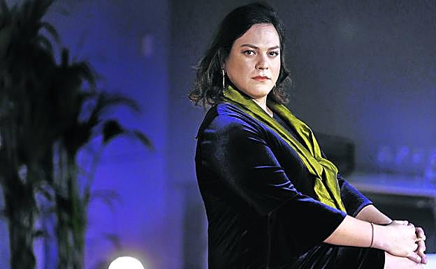 Daniela Vega, ayer, en La Casa Encendida de Madrid, donde hoy pronuncia una conferencia sobre la transexualidad.