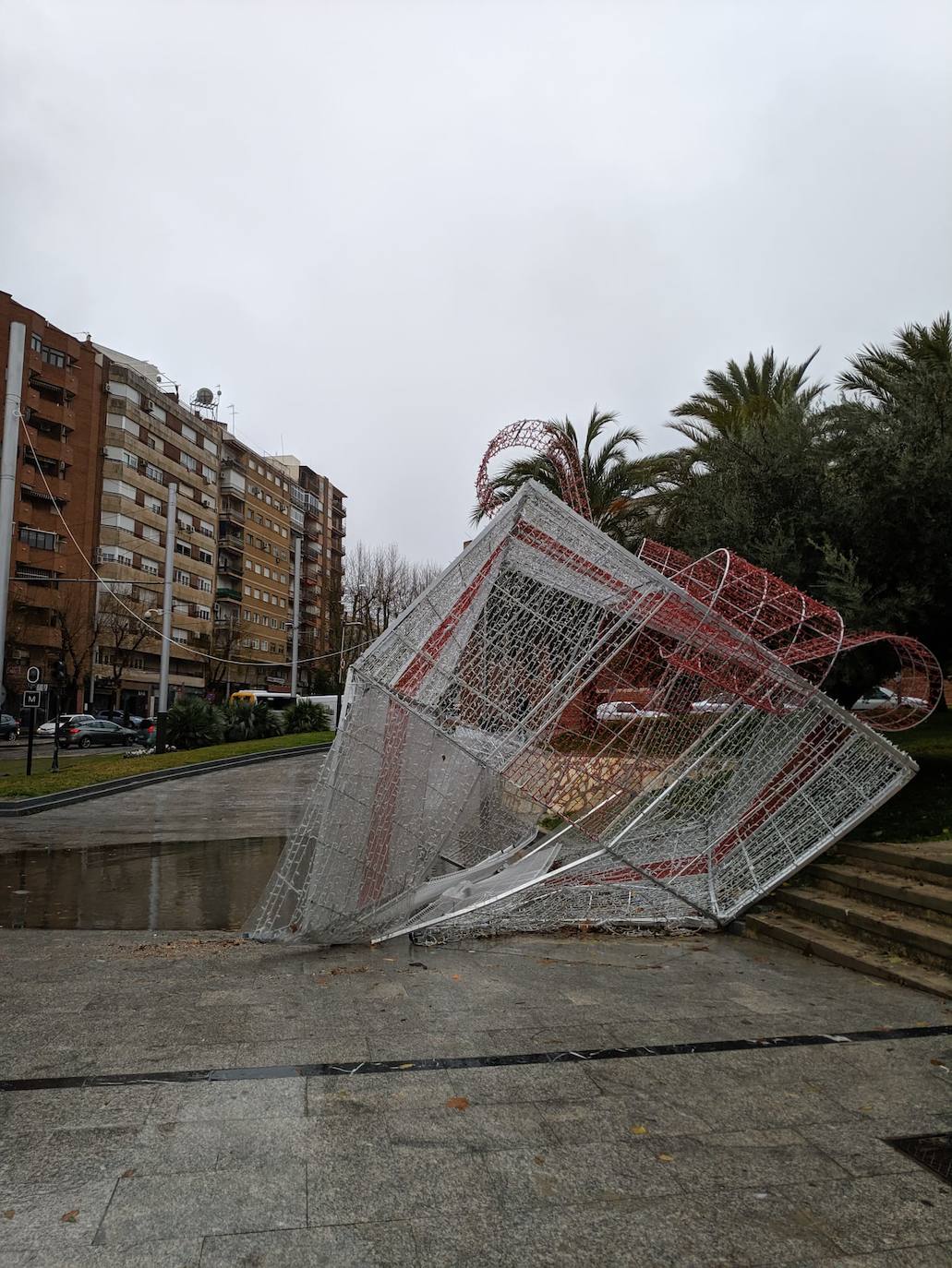 La provincia está en alerta naranja por el temporal con vientos de 90 km/hora 