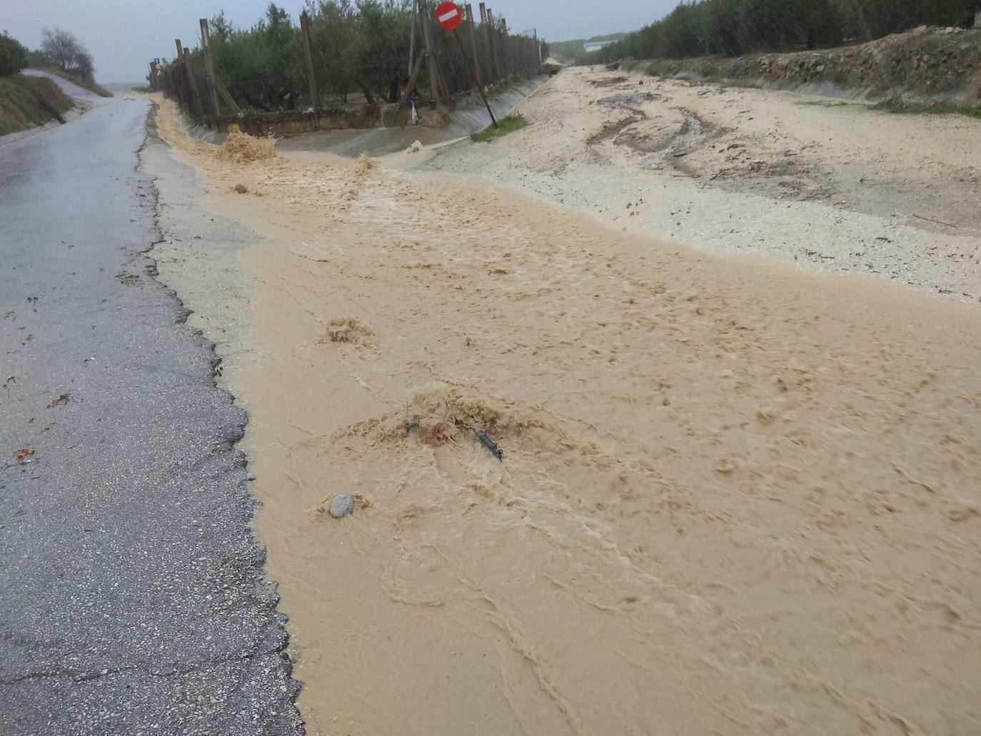 La provincia está en alerta naranja por el temporal con vientos de 90 km/hora 