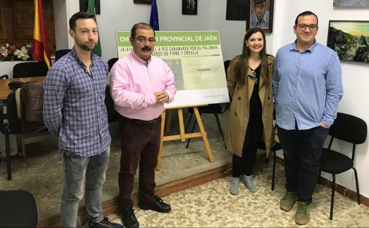 Presentación del proyecto de adecuación de la carretera. 