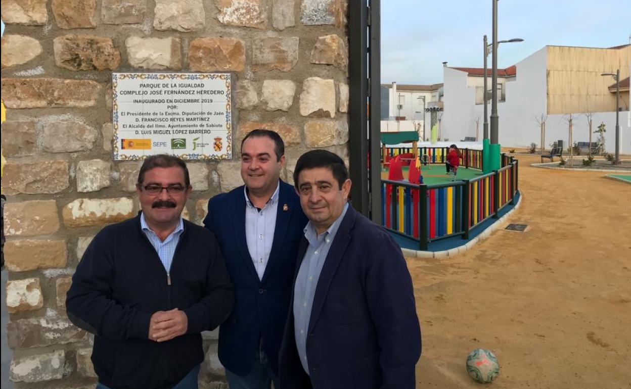 José Castro, Miguel López y Paco Reyes.