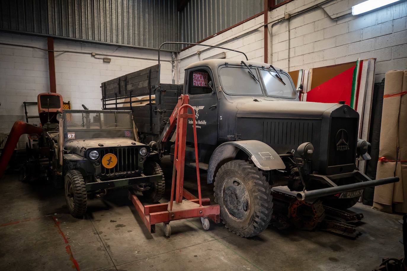 El Mercedes de 'Valikiria'. En la galería, una recopilación de imágenes de las actividades de la Fundación por toda España