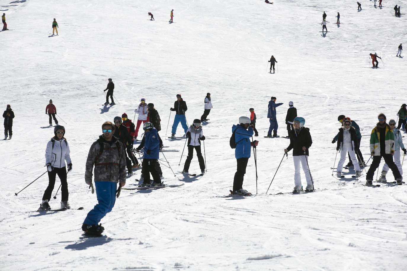 Unas 7.500 personas celebran el Año Nuevo en Sierra Nevada