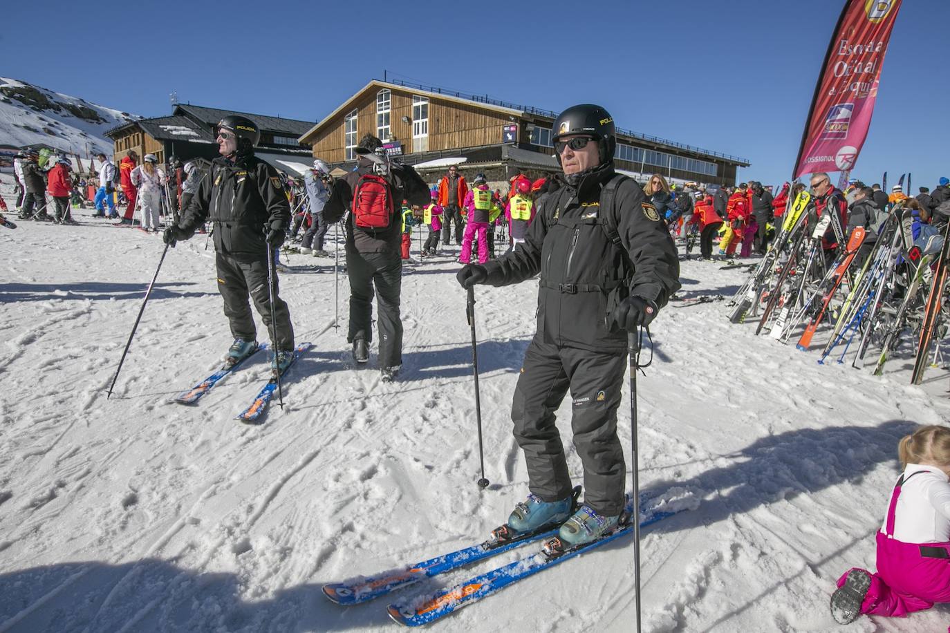 Unas 7.500 personas celebran el Año Nuevo en Sierra Nevada