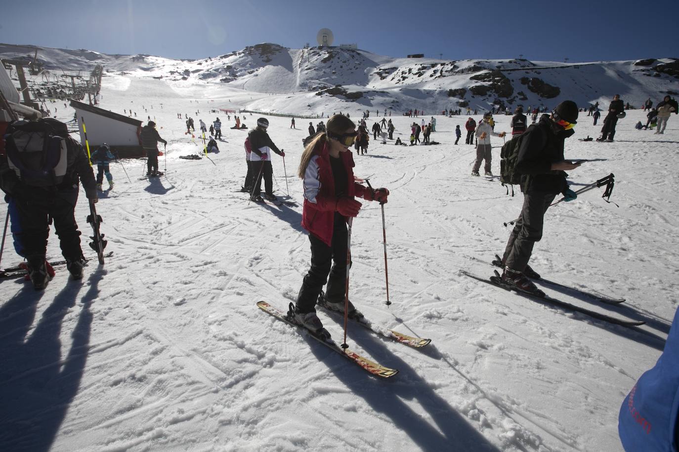 Unas 7.500 personas celebran el Año Nuevo en Sierra Nevada