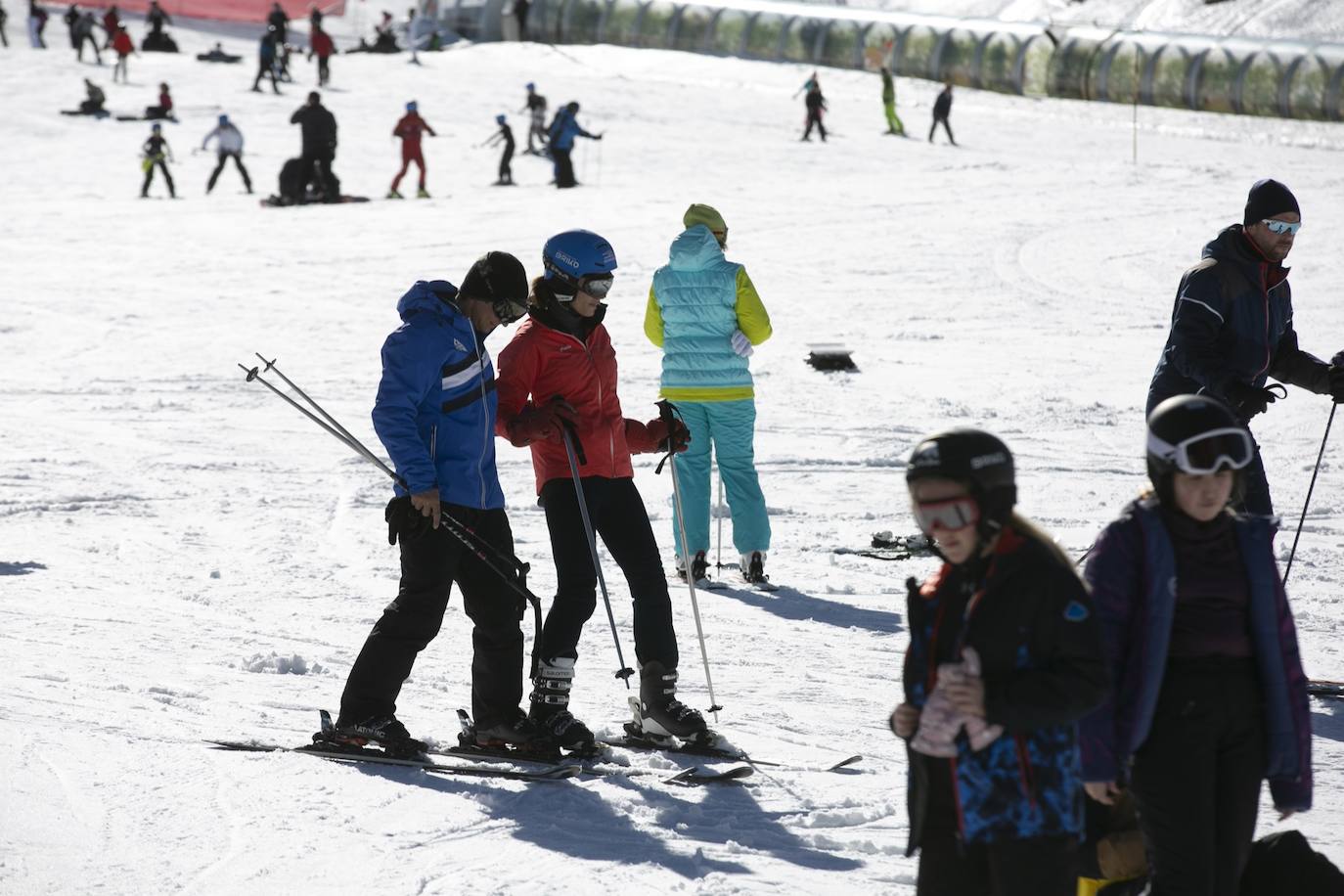 Unas 7.500 personas celebran el Año Nuevo en Sierra Nevada
