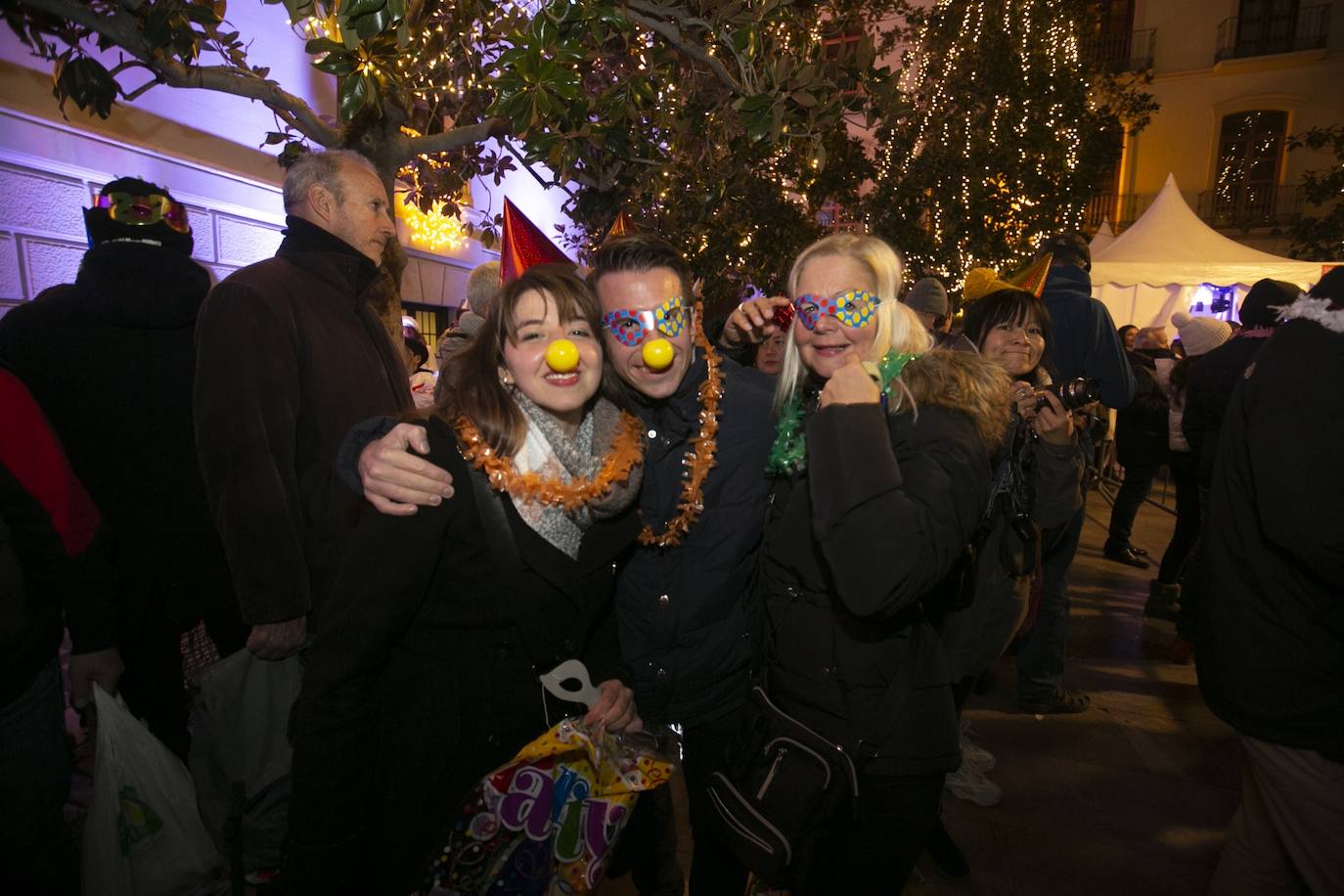 Miles de personas dsifrutaron de la Nochevieja en la capital