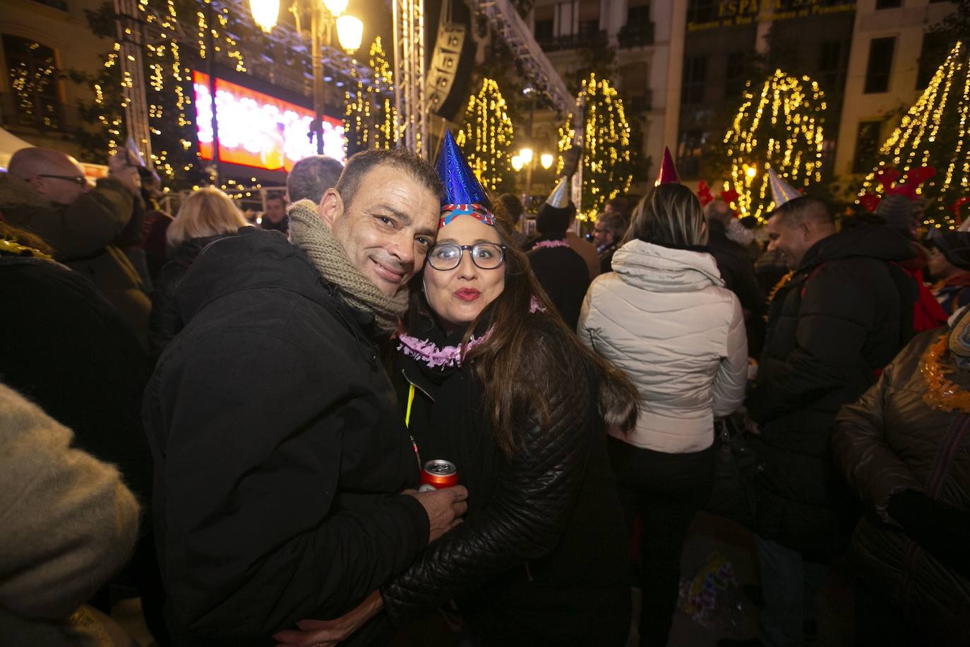 Miles de personas dsifrutaron de la Nochevieja en la capital