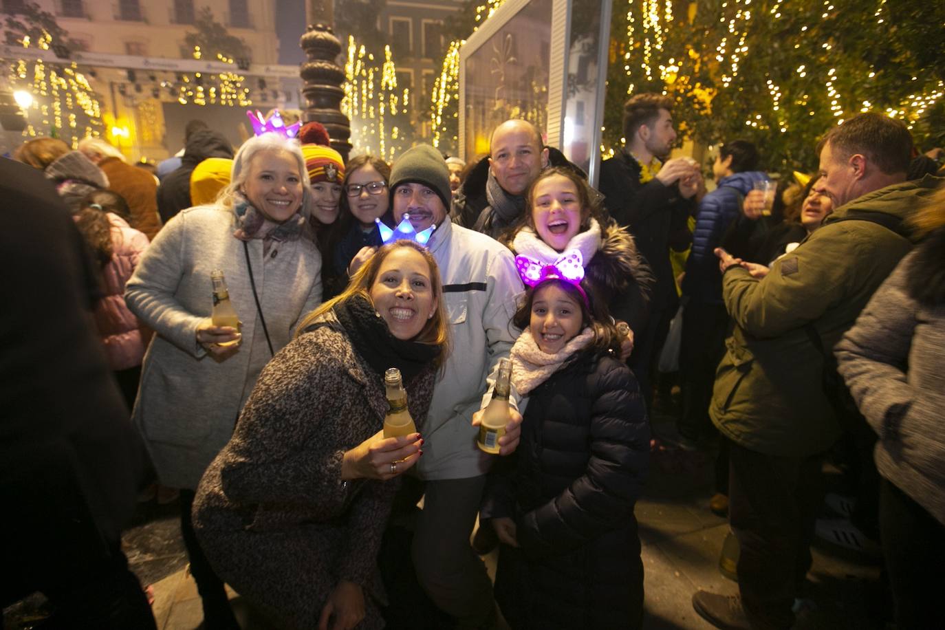 Miles de personas dsifrutaron de la Nochevieja en la capital