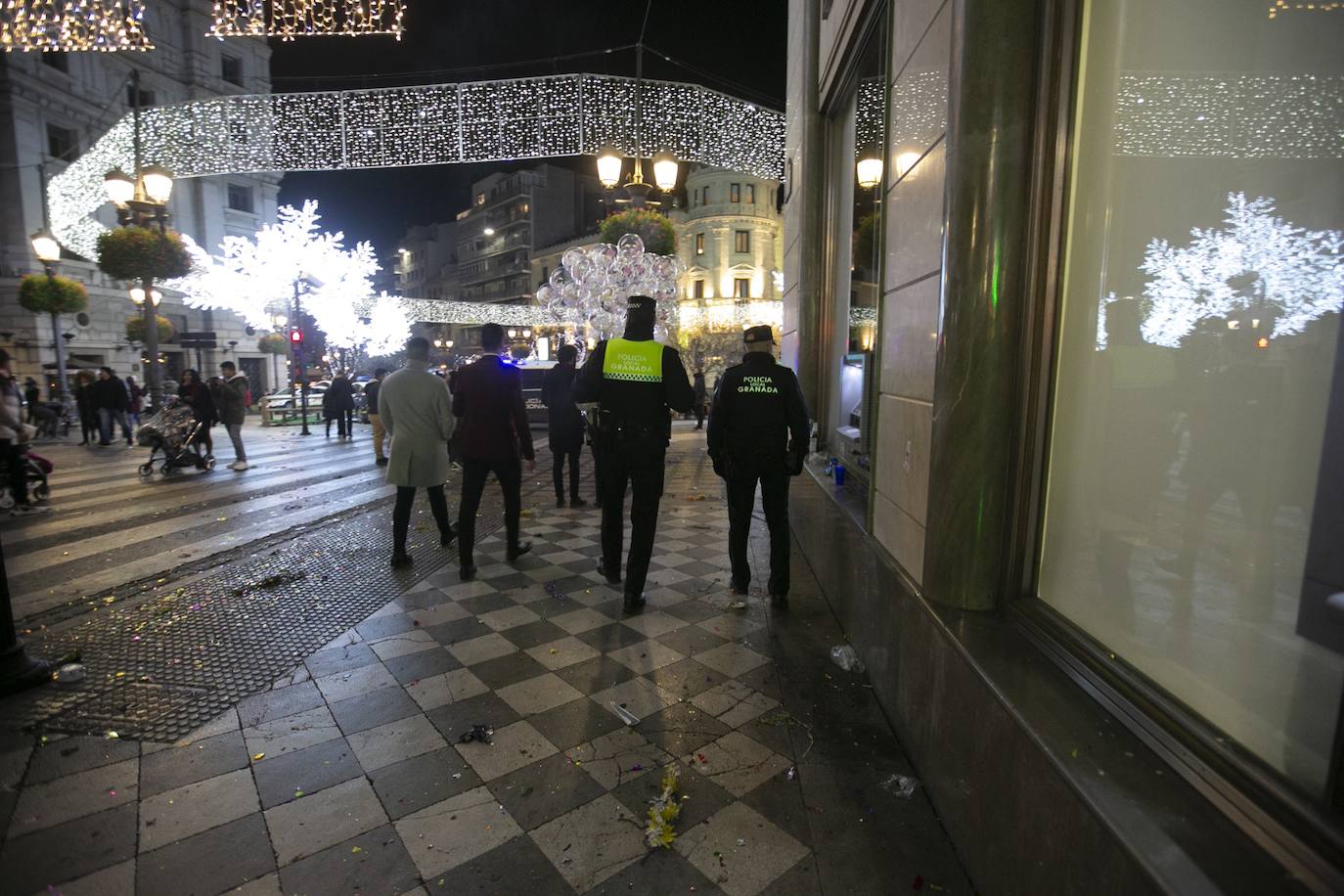 Miles de personas dsifrutaron de la Nochevieja en la capital