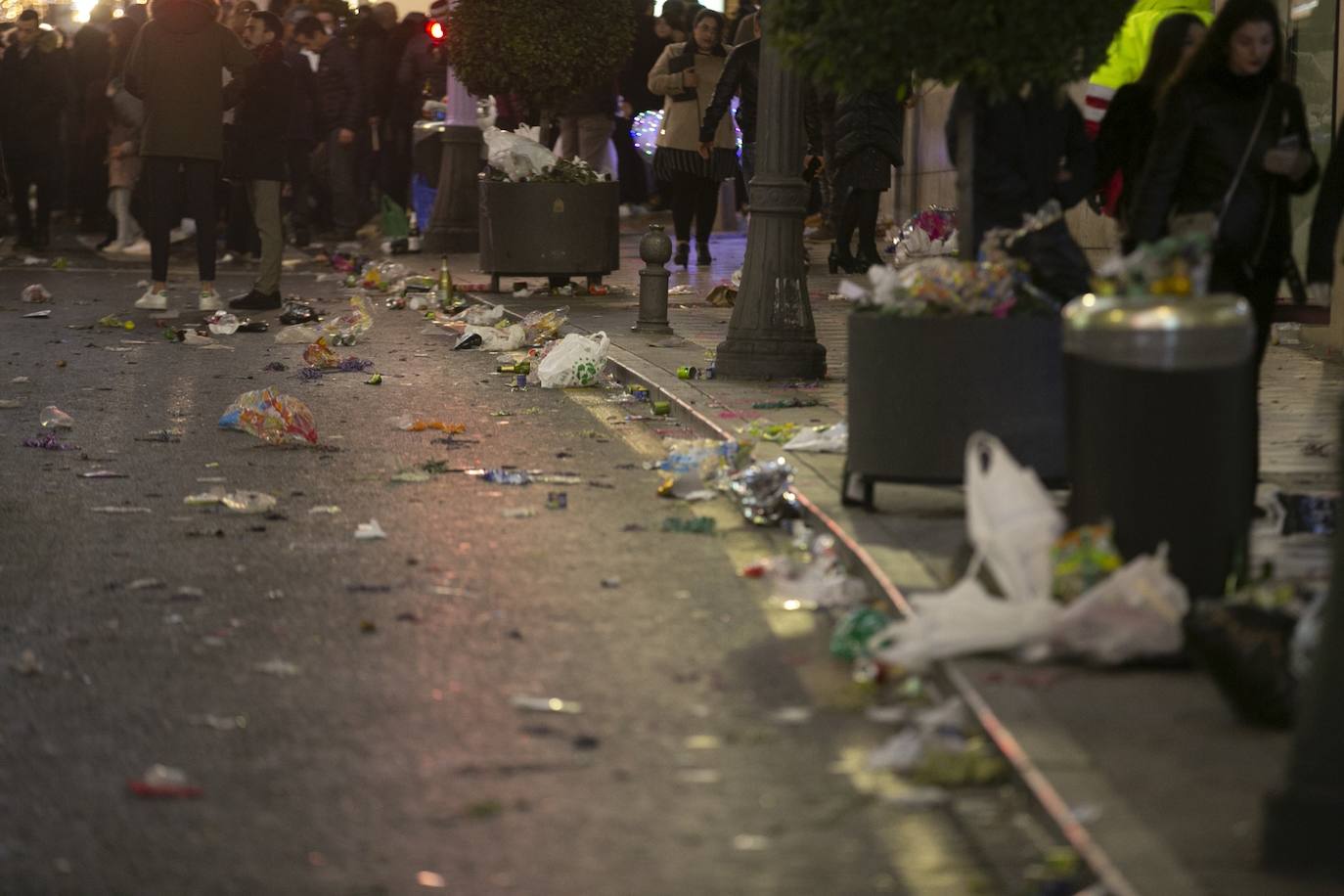 Miles de personas dsifrutaron de la Nochevieja en la capital