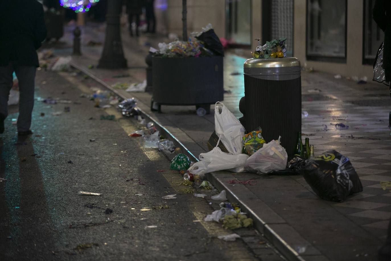 Miles de personas dsifrutaron de la Nochevieja en la capital