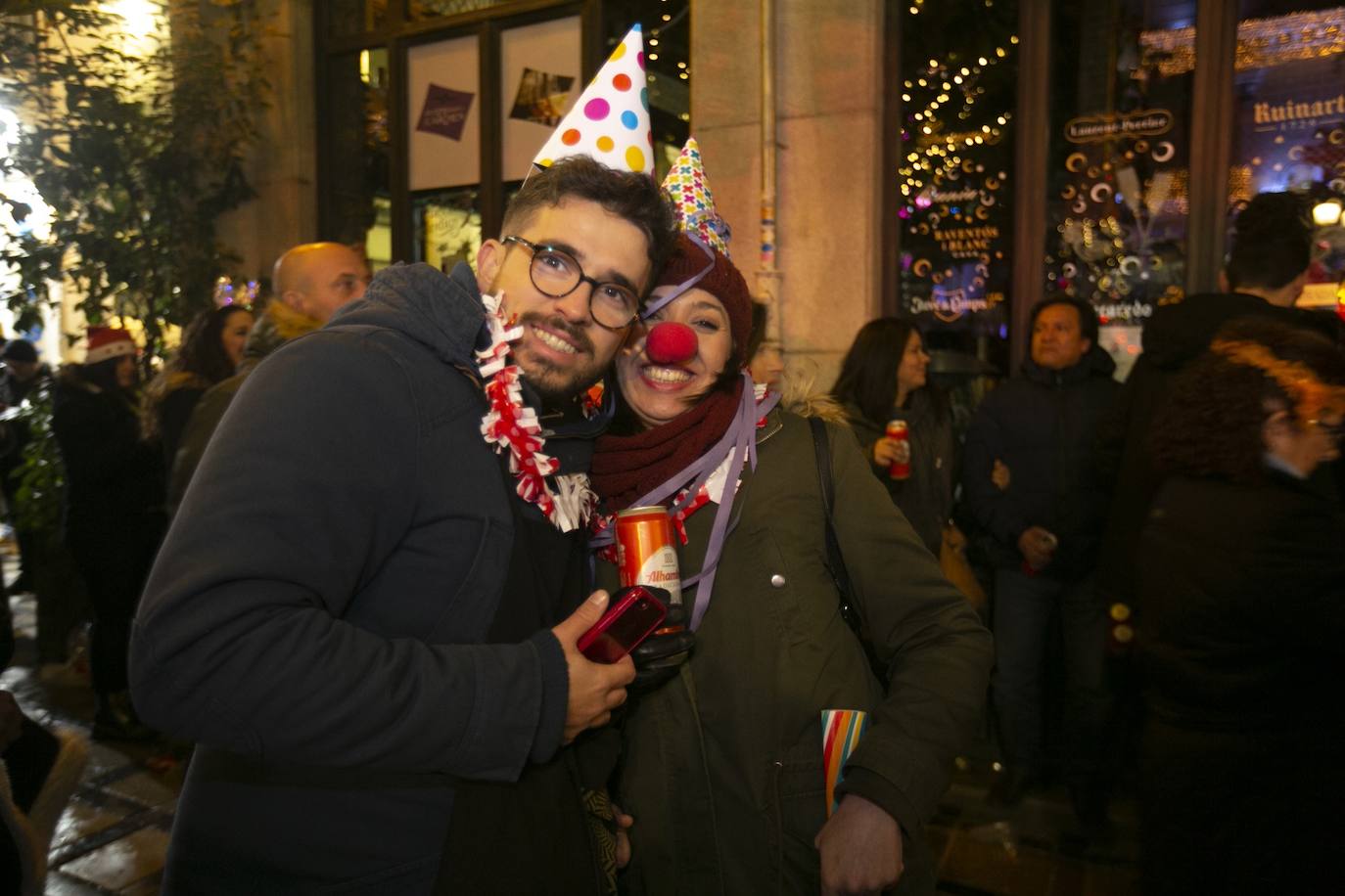 Miles de personas dsifrutaron de la Nochevieja en la capital