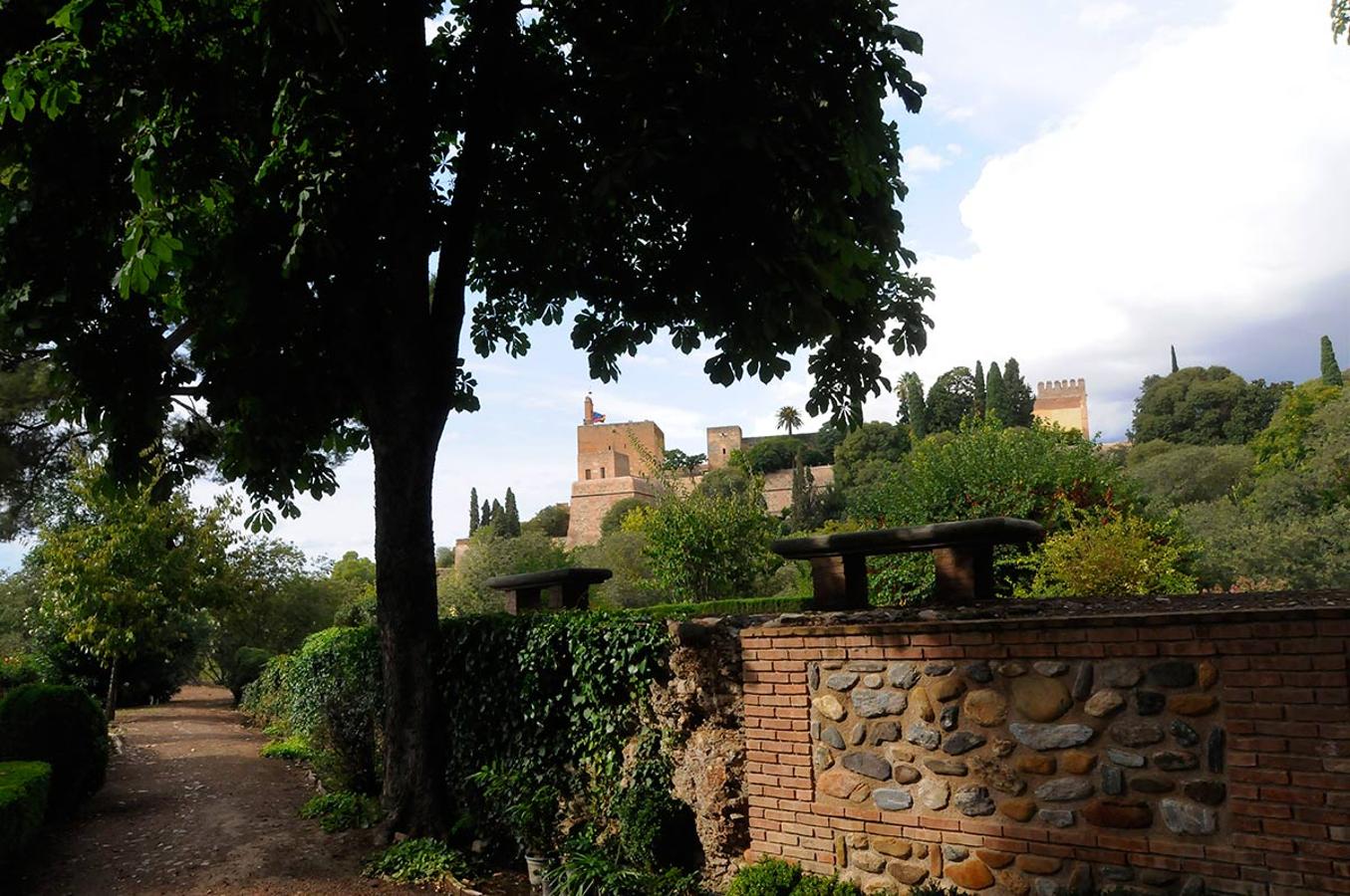 Un singular visión de la Alhambra desde ell Carmen de los Catalanes, 