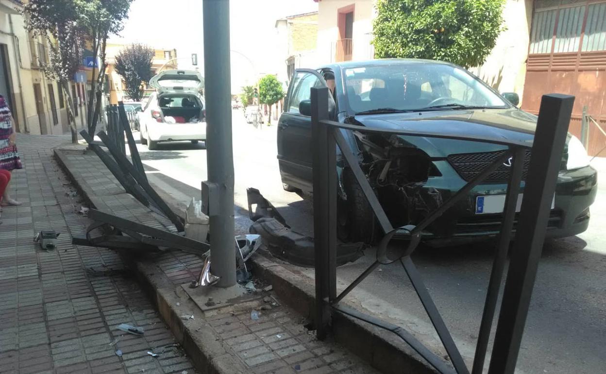Foto de archivo de un accidente registrado en la localidad.