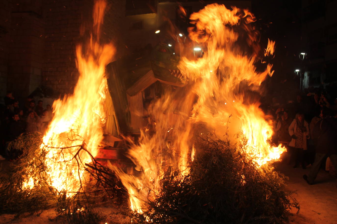 La noche del 16 de enero, la de San Antón, es siempre de tradición en Jaén, pero este año, lo ha sido un poco más, ya que hubo nueve lumbres, además de la oficial