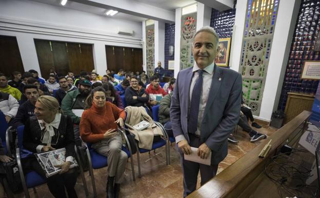 Antonio Castillo en un acto este mes de enero. 