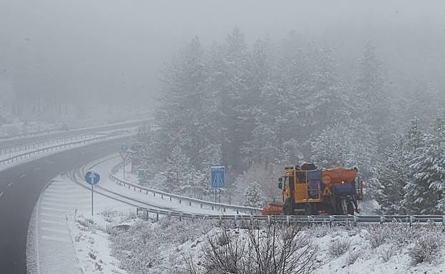 Aviso naranja por nevadas en la provincia de Granada