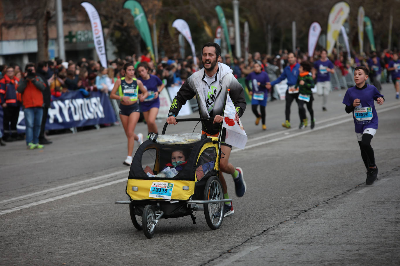 Gran ambiente en la carrera de San Antón de Jaén