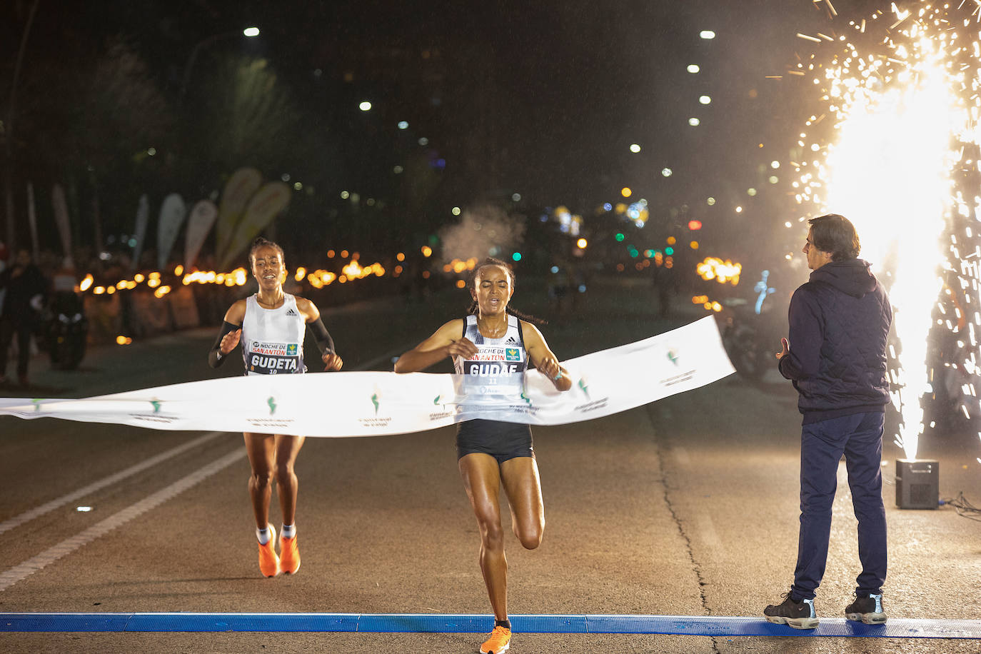 Gran ambiente en la carrera de San Antón de Jaén
