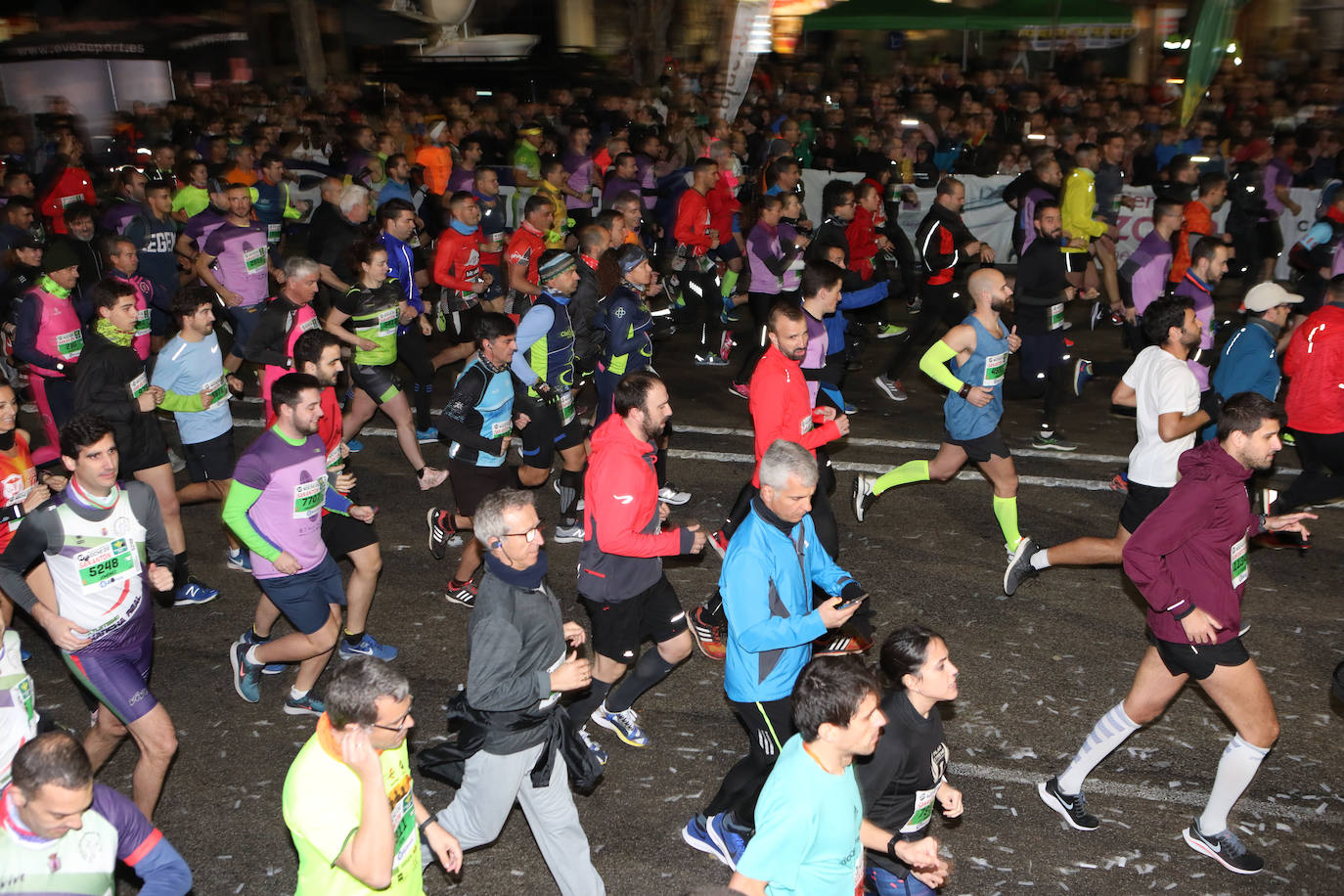 Gran ambiente en la carrera de San Antón de Jaén