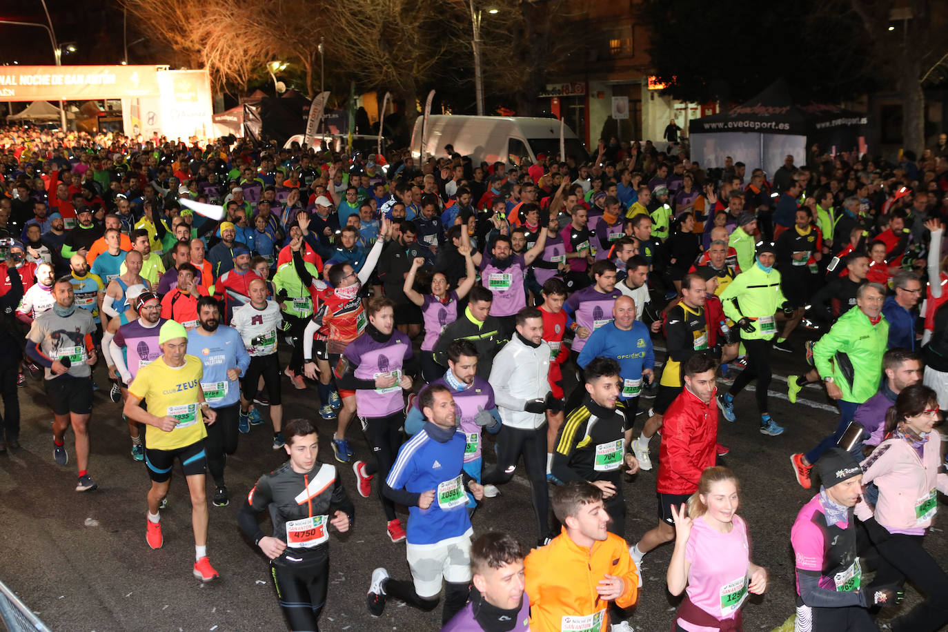 Gran ambiente en la carrera de San Antón de Jaén