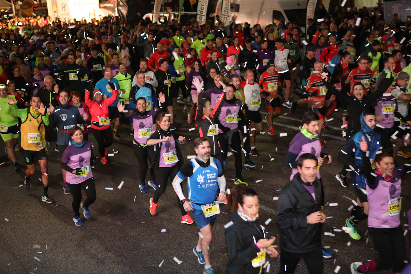 Gran ambiente en la carrera de San Antón de Jaén