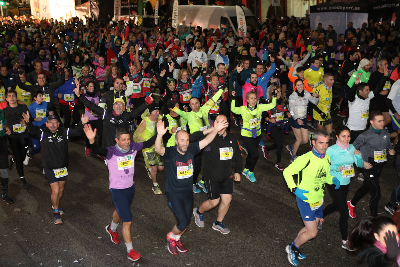 Gran ambiente en la carrera de San Antón de Jaén