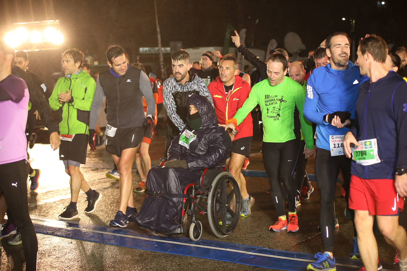 Gran ambiente en la carrera de San Antón de Jaén
