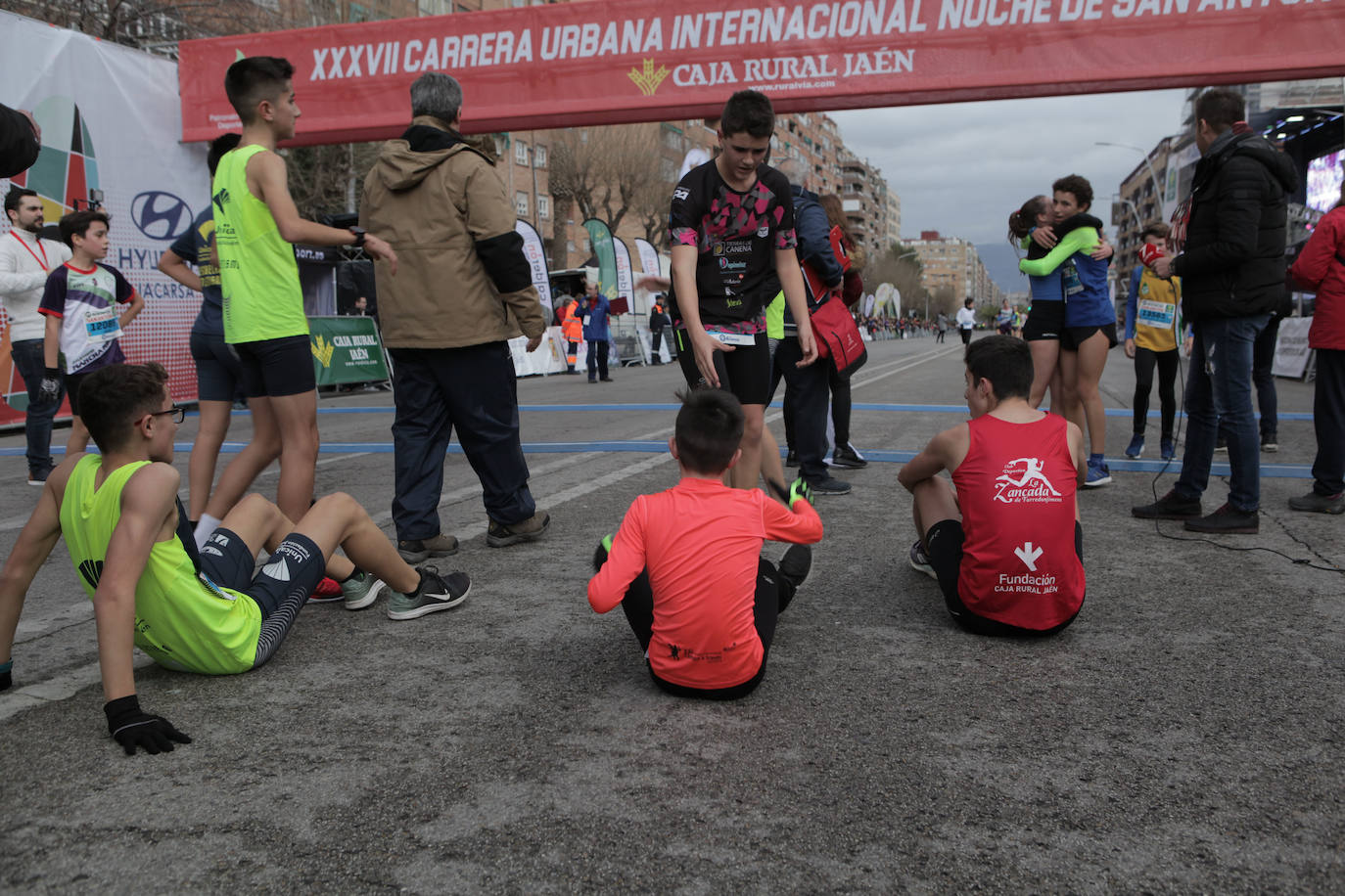Gran ambiente en la carrera de San Antón de Jaén