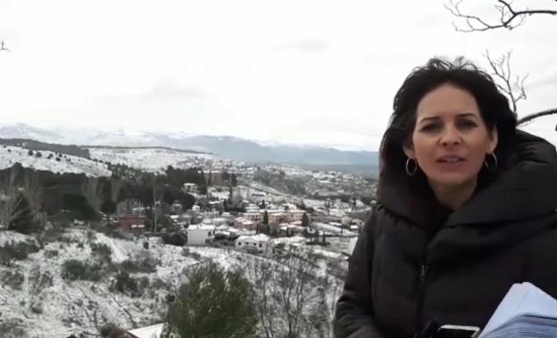 La periodista de IDEAL, Mercedes Navarrete, cuenta la última hora del temporal en la provincia