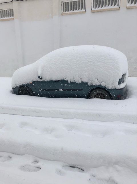 A Gor también llegaron las nevadas