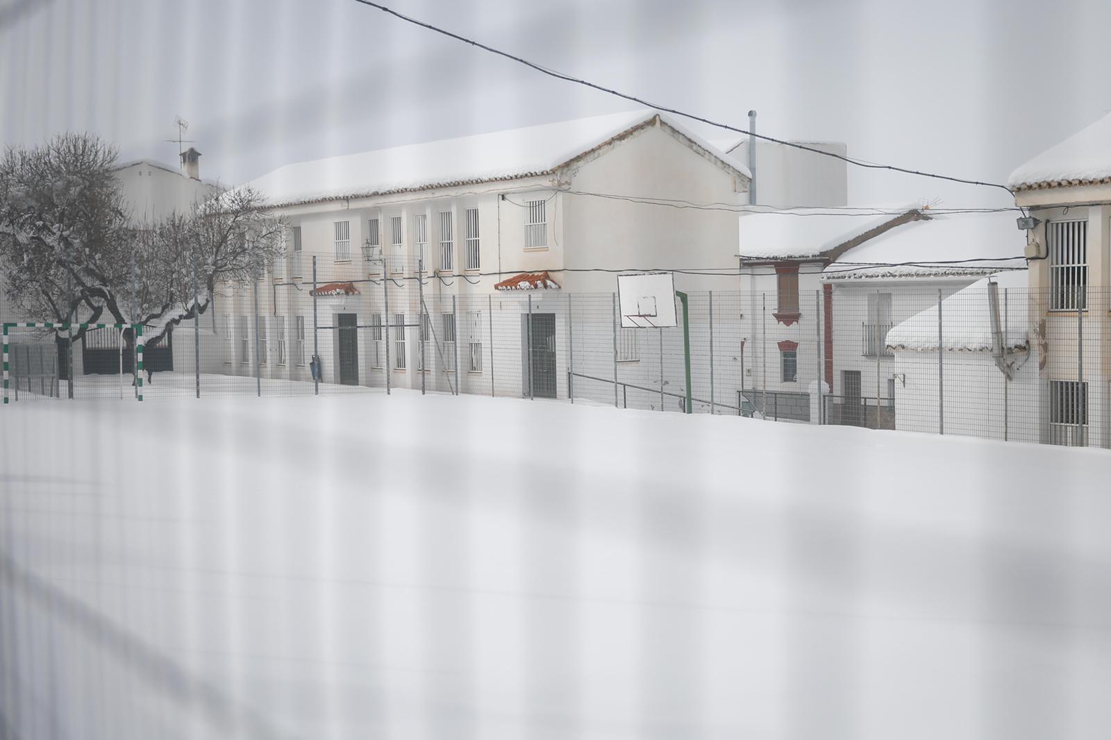 Son los propios vecinos los que arriman el hombro para abrir senderos en los muros de nieve,que ha dejado estampas para el recuerdo