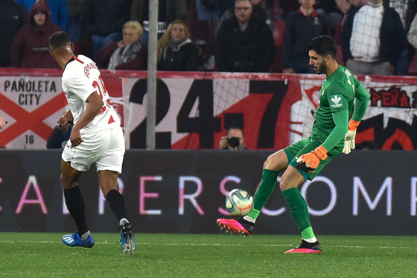 Los rojiblancos han visitado el Sánchez Pizjuán en uno de los primeros duelos de la segunda vuelta 