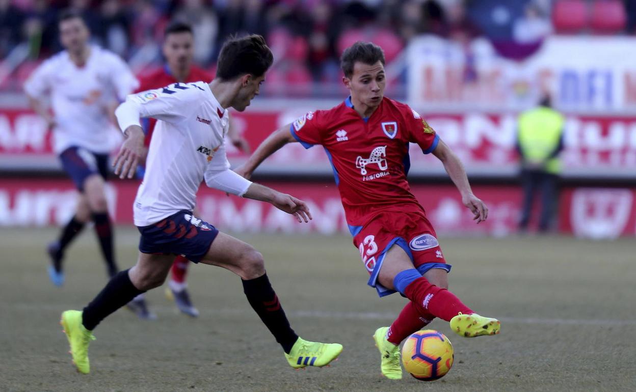 Fran Villalba hizo una gran temporada el pasado curso en el Numancia. 