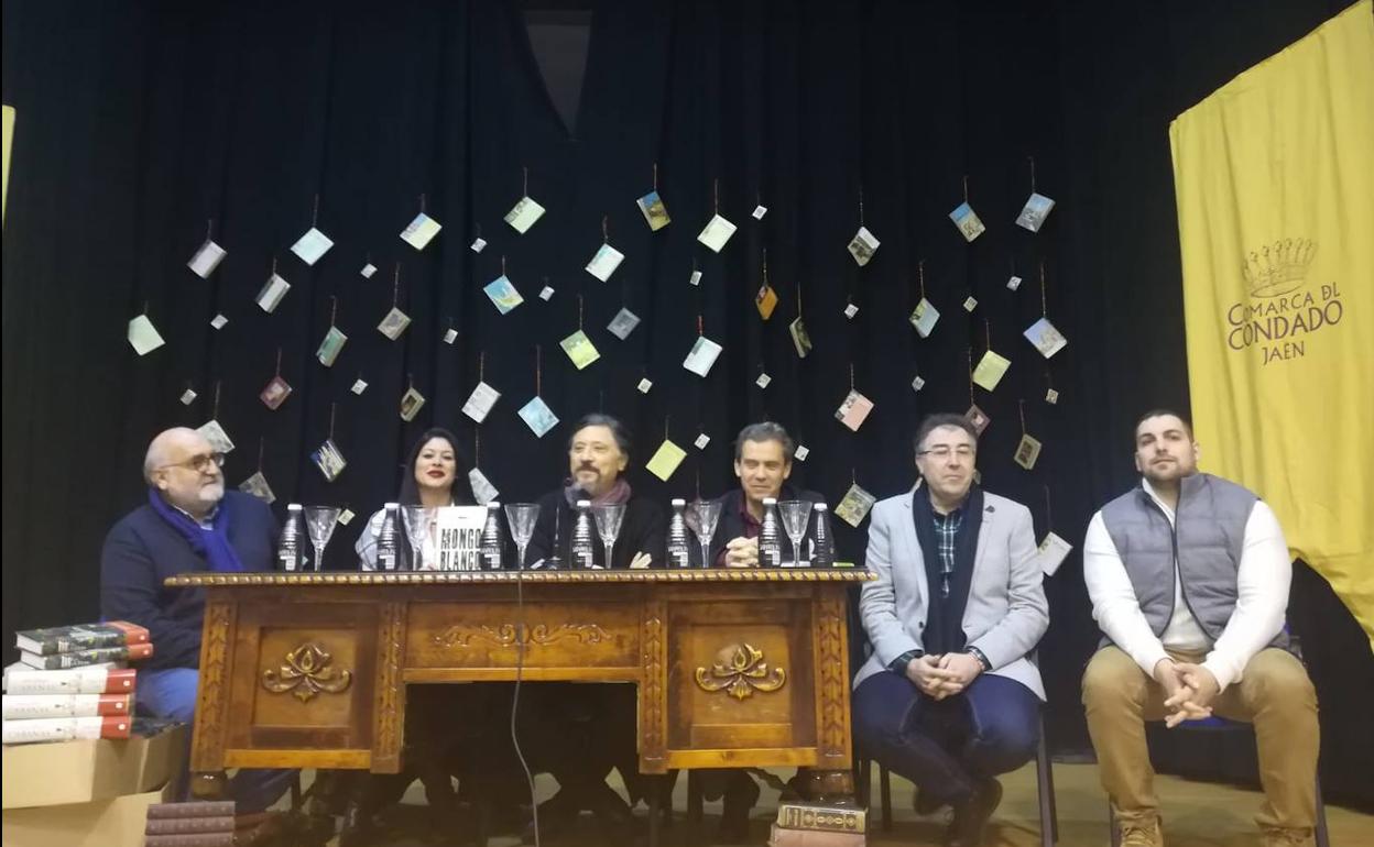 Carlos Bardem en el acto en Chiclana de Segura. 