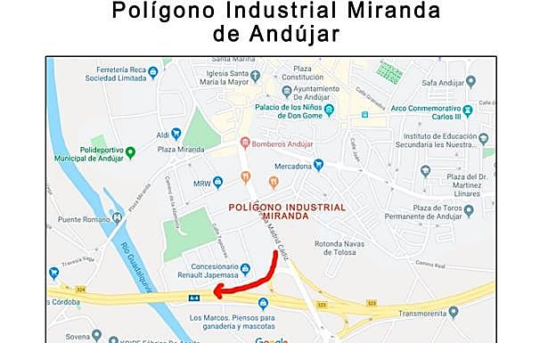 Lugar de encuentro en Andújar. 