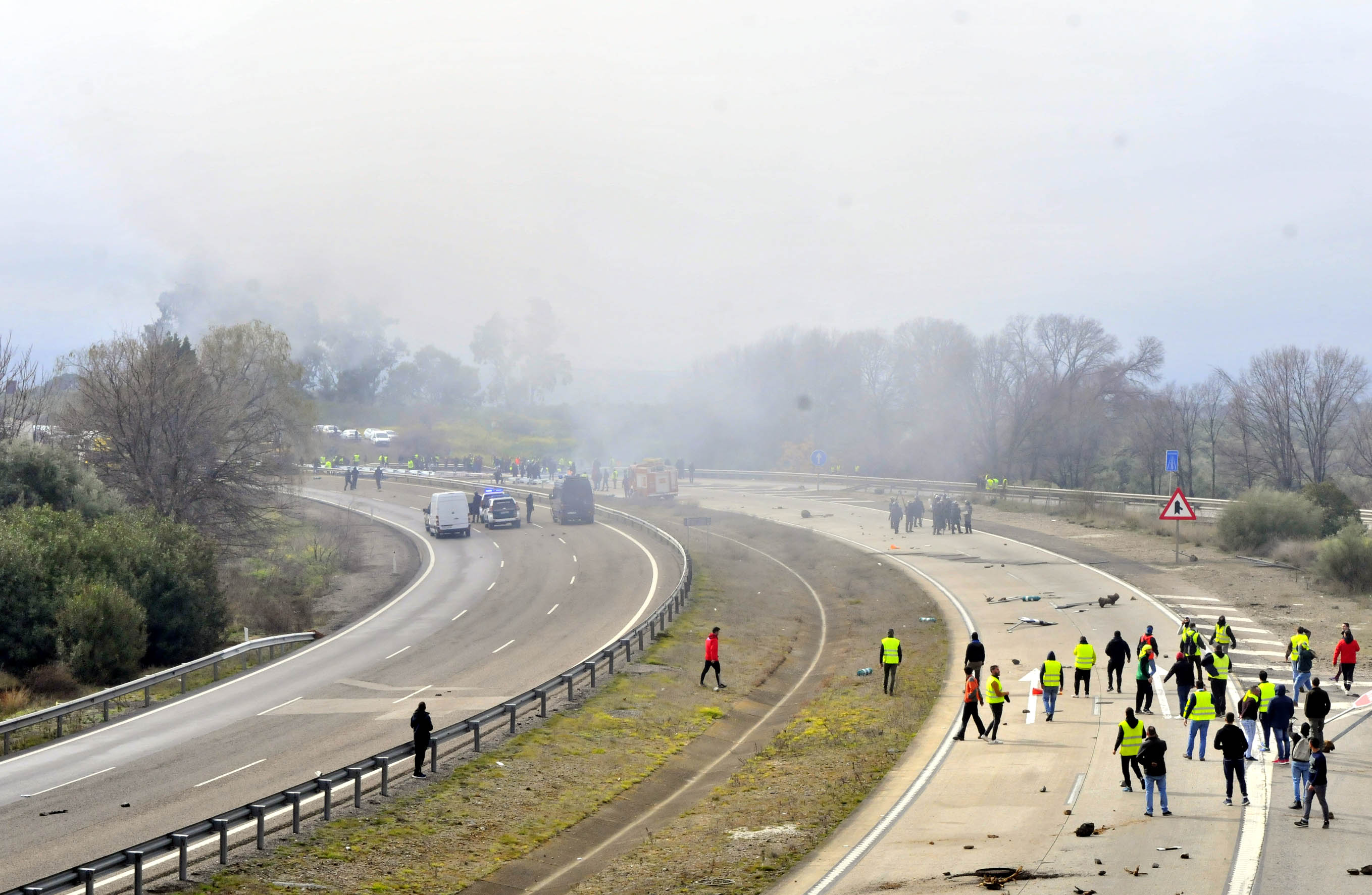 Miles de trabajadores del sector del olivar se han manifestado en toda la provincia de Jaén