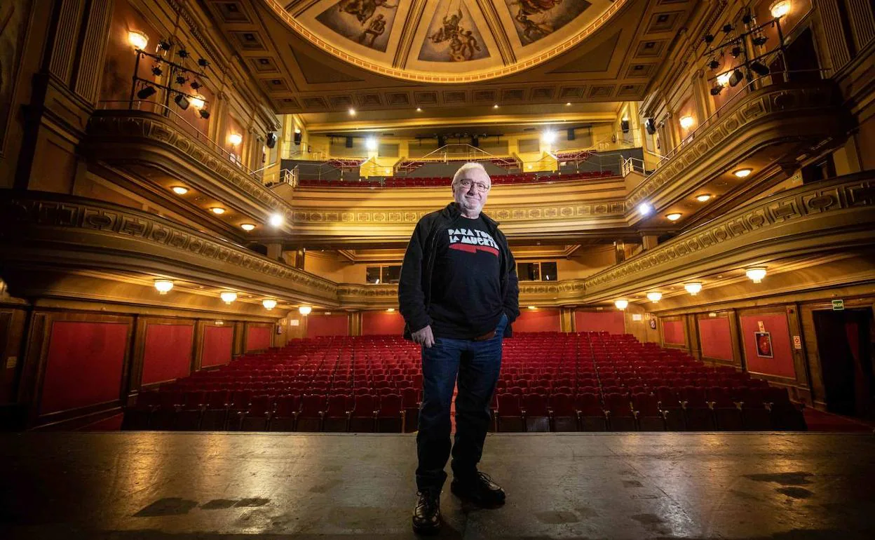 Pepe Cantero, en el teatro Isabel la Católica.