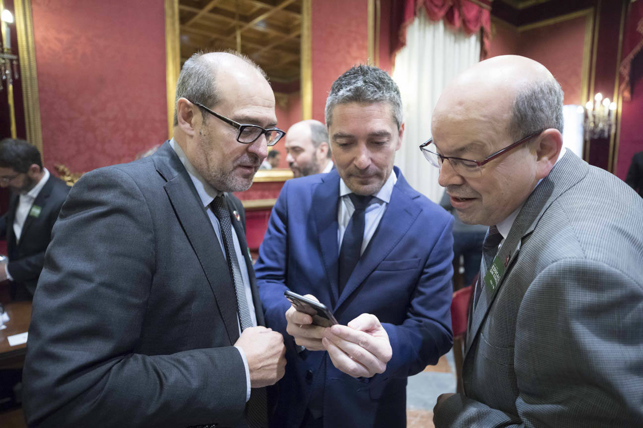 El mandatario popular ha anunciado su salida de la dirección del partido a nivel provincial en el pleno ordinario del Ayuntamiento de Granada 