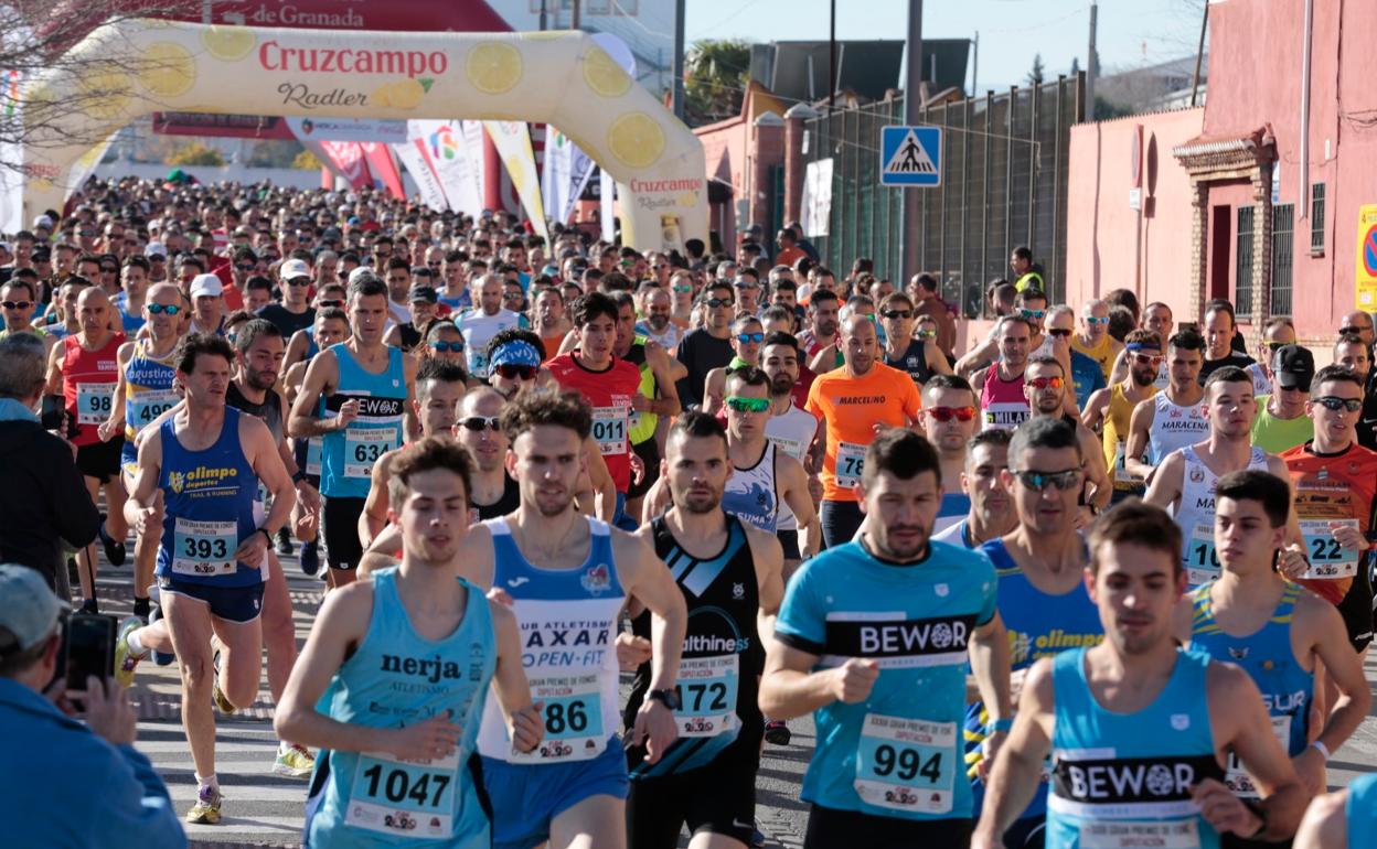 Participantes de la carrera de Armilla. 