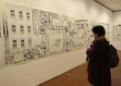 Imagen secundaria 1 - Los Reyes de España inauguraron el centro en junio de 2000; 'Viñetas desbordadas' en 2019, todo un éxito; Entrevista concedida a IDEAL en 1985.