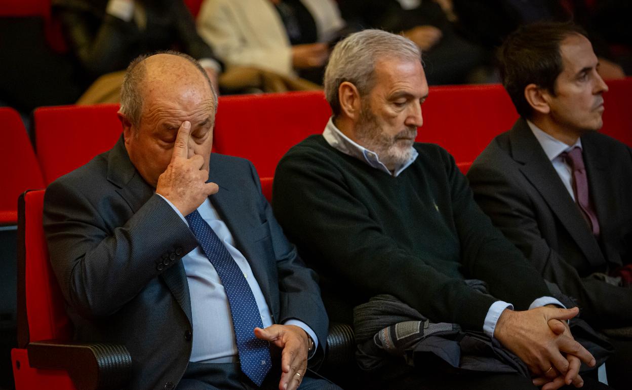 Torres Hurtado y Manuel Lorente, en la primera sesión de juicio.