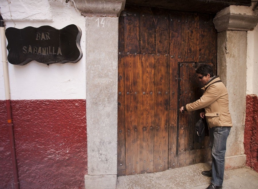 La puerta de Bar Sabanilla