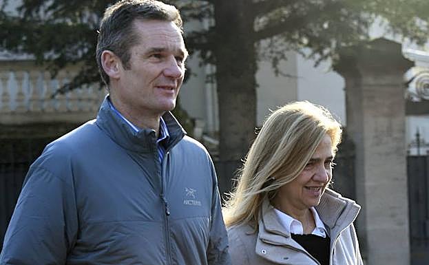 Iñaki Urdangarin y la Infanta Cristina, las pasadas navidades. 
